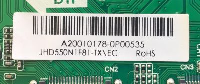 MAIN PARA TV INSIGNIA NUMERO DE PARTE 256149 / T.MS3553.761 / G19514W / 36275 / A20010178-0P00535 / PANEL JHD550N1F81-TX|EC|S1|BBY|FM|ROH / MODELO NS-55D420NA20 - Imagen 2